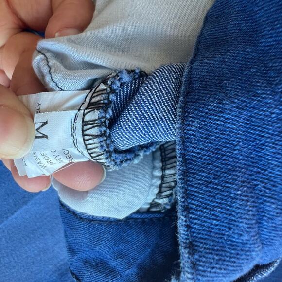 Unbranded Jeans Womens Size M Multicolor Butterfly Embroidery Flare Patchwork - Picture 8 of 16